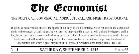 The Economist fundada en 1843